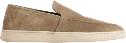 Officine Creative Lente Taupe Suède Loafer Ambachtelijk Beige Heren