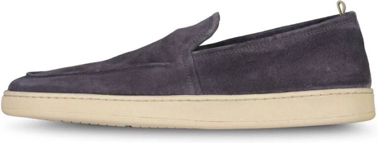 Officine Creative Leren Loafers met Flexibele Zool Gray Heren