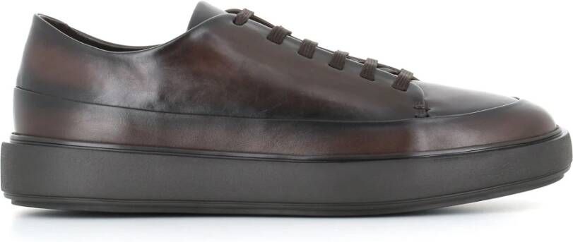 Officine Creative Leren Sneakers Regular Fit Gemaakt in Italië Brown Heren