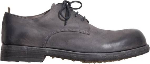 Officine Creative Leren Veterschoen Bulla Black Heren