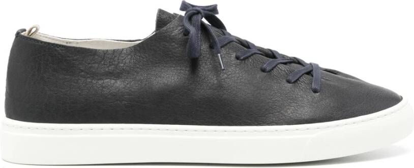 Officine Creative Lichte Leren Sneakers Blue Heren