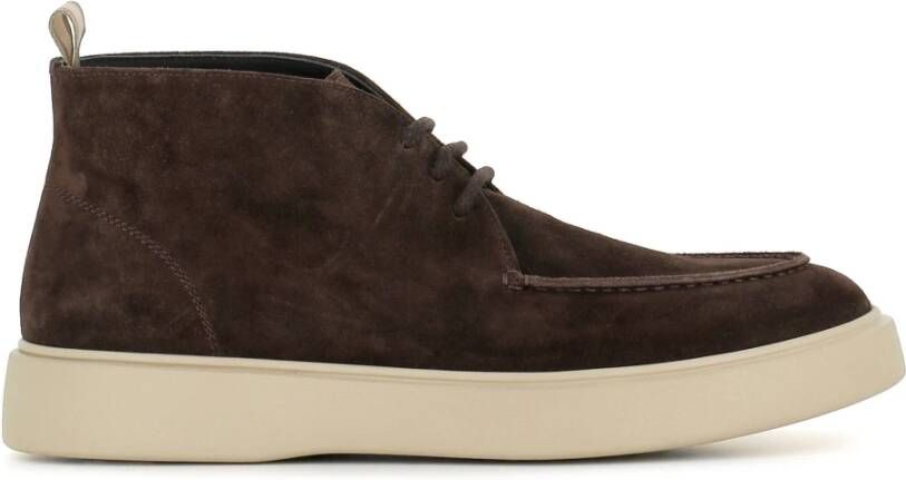 Officine Creative Suede Chukka Boots Frame 002 Style Brown Heren