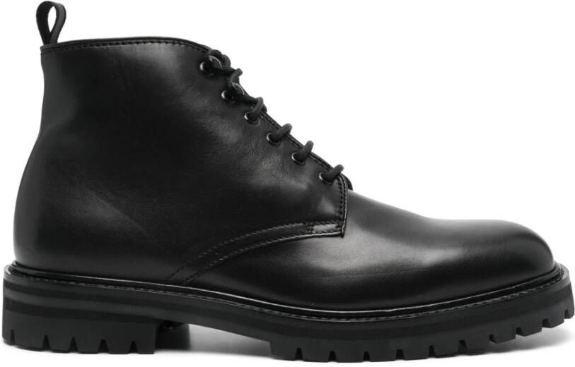 Officine Creative Veterschoenen van leer Black Heren