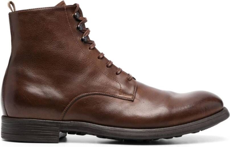 Officine Creative Veterschoenen van leer Brown Heren