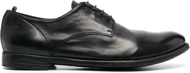 Officine Creative Zwarte platte schoenen Elegant stijl Black Heren