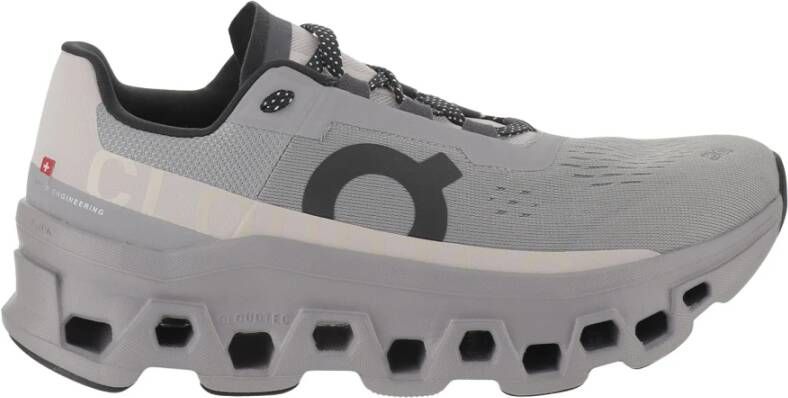 ON Running Ademende CloudMonster Sneakers met CloudTec Gray Heren