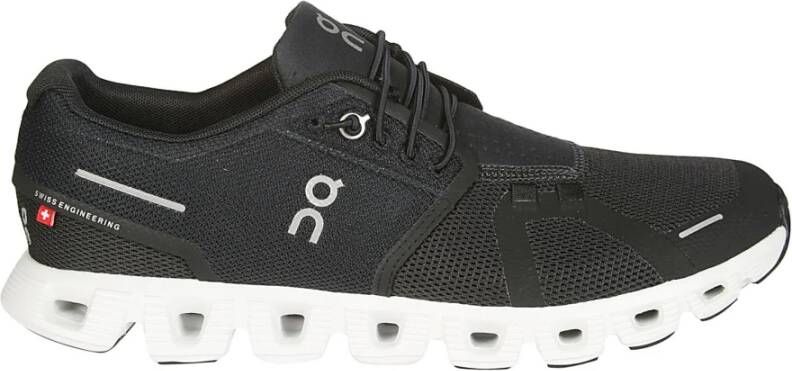 ON Running Cloud 5 Lichtgewicht Hardloopschoenen Black Heren