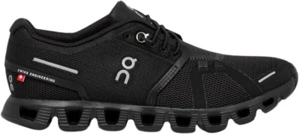 ON Running Cloud 5 Sneakers met gerecyclede materialen Black Heren