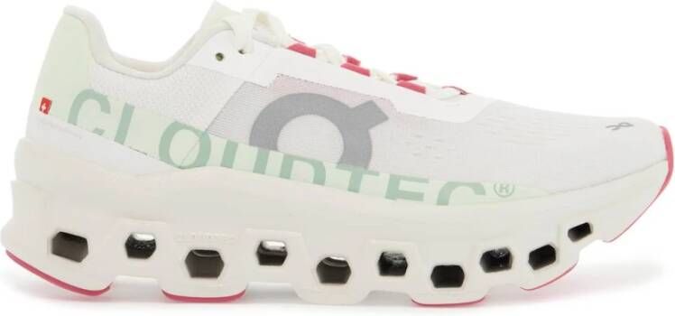 ON Running Cloudmonster Sneakers met CloudTec Sole White Heren