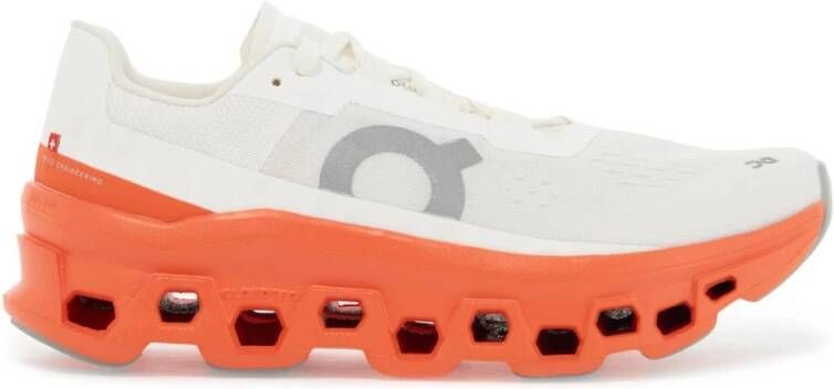 ON Running Cloudmonster Sneakers met CloudTec Sole White Heren