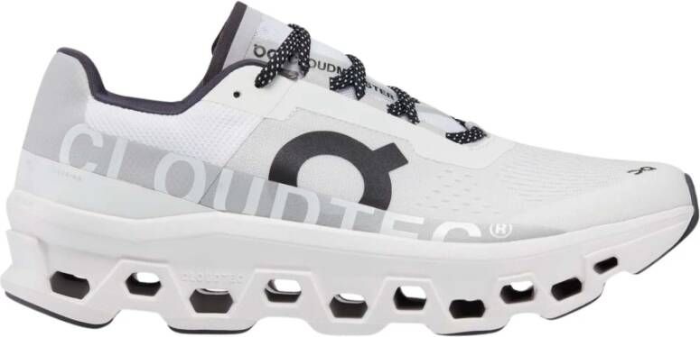 ON Running Witte Sneakers met Stoffen Materiaal en Rubberen Zool White Heren