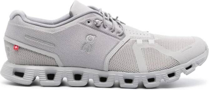 ON Running Lichtgewicht Mesh Sneaker met Reflecterende Details Gray Heren