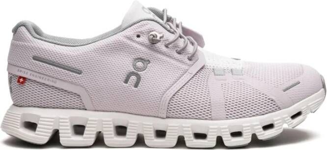 ON Running Cloud 5 Sneakers met gerecyclede materialen Pink Dames