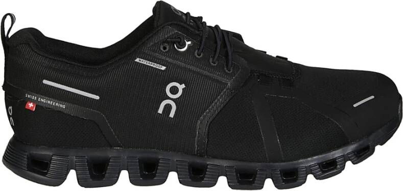 ON Running Waterdichte Cloud 5 Sneakers voor Mannen Black Heren