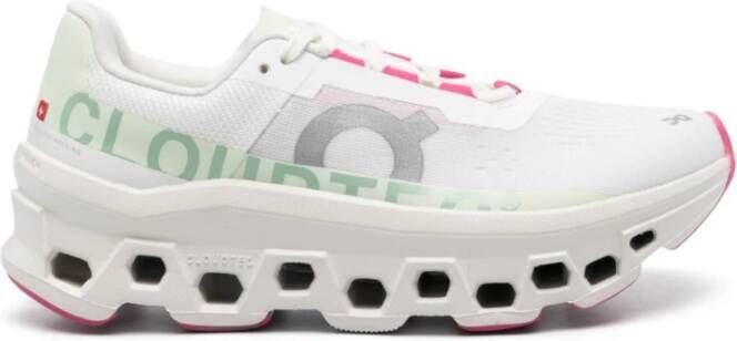 ON Running Witte Mesh Sneakers met CloudTec Demping White Dames