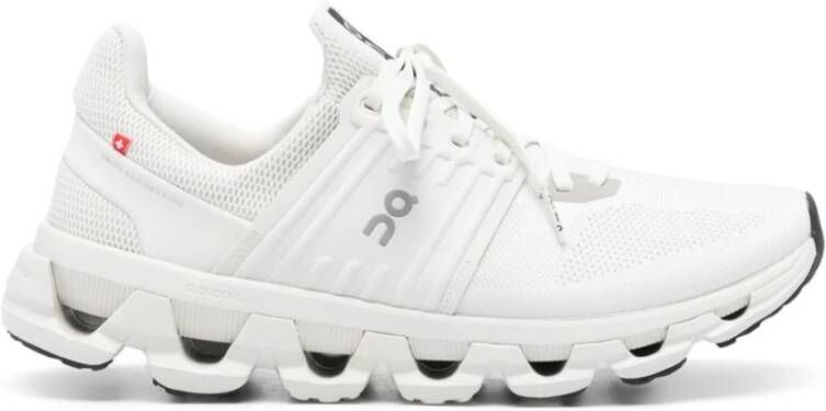 ON Running Witte Mesh Sneakers Reflecterende Details White Heren