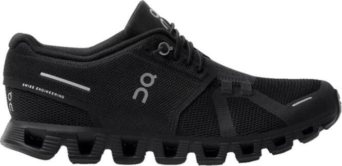 ON Running Zwarte Cloud 5 Damessneakers Black Dames