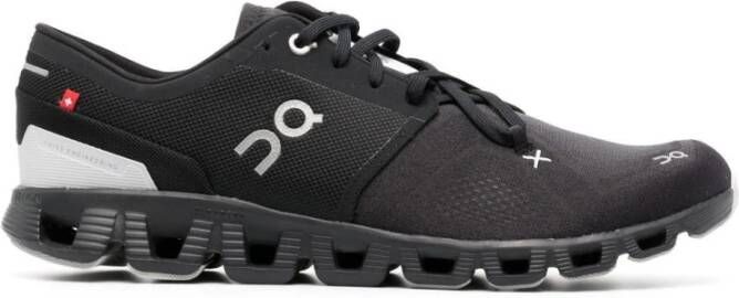 ON Running Zwarte Cloud X 3 Sneakers Black Heren