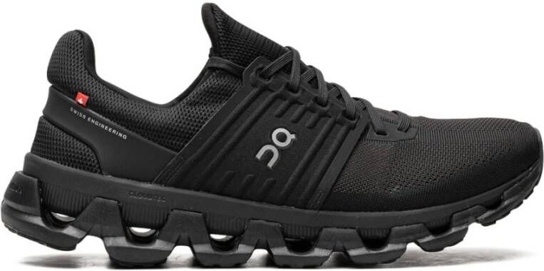 ON Running Zwarte Mesh Sneakers Black Heren