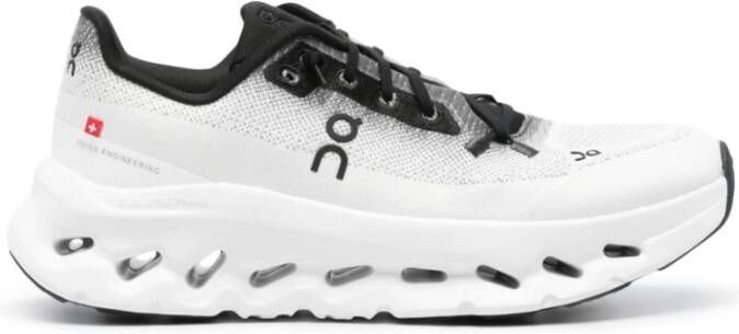 ON Running Zwarte Mesh Sneakers CloudTec Phase Black Dames