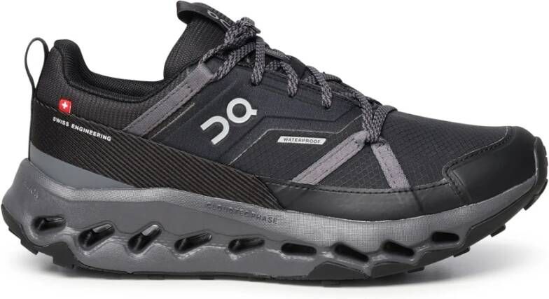 ON Running Zwarte Trail hardloopschoenen Helion™ Missiongrip™ Black Dames