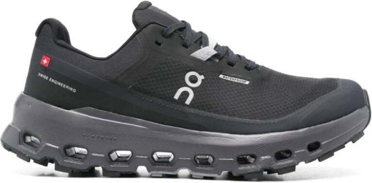 ON Running Zwarte waterdichte sneakers met Speedboard Plate Black Dames