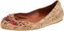 Oscar De La Renta Pre-owned Leather flats Beige Dames - Thumbnail 1