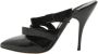 Oscar De La Renta Pre-owned Leather sandals Black Dames - Thumbnail 1