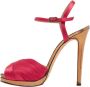 Oscar De La Renta Pre-owned Leather sandals Pink Dames - Thumbnail 1