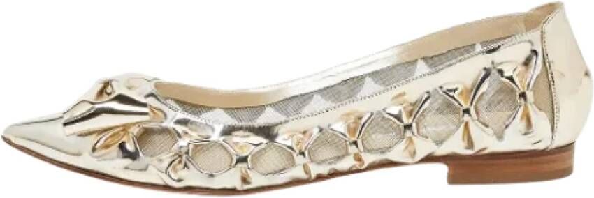 Oscar De La Renta Pre-owned Mesh flats Multicolor Dames