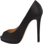 Oscar De La Renta Pre-owned Satin heels Black Dames - Thumbnail 1