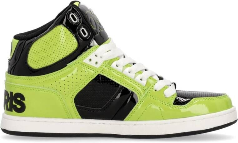 Osiris Hoge Skate Schoenen Lime Wit Multicolor Heren