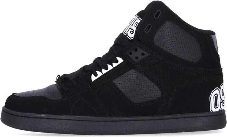 Osiris Hoge Skate Schoenen Zwart Wit Black Heren