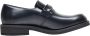 Our Legacy Glanzende leren loafers met gevlochten band Black Heren - Thumbnail 1