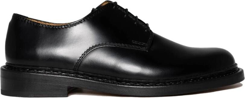 Our Legacy Klassieke Derby Leren Schoen in Zwart Black Heren