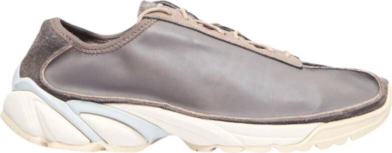 Our Legacy Leren en Nubuck Panel Sneakers Gray Heren