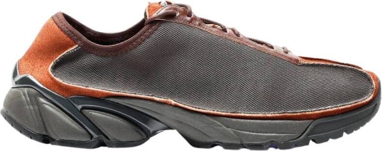 Our Legacy Verweerde Leren Sneakers Brown Heren