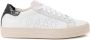 P448 Donkere Leren Sneakers Thea White Dames - Thumbnail 1