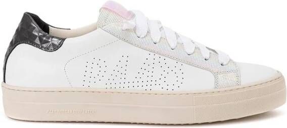 P448 Italiaanse leren sneakers voor dagelijkse luxe White Dames