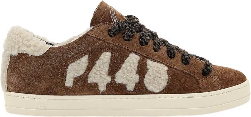 P448 John Cozy Sneakers Bruin Dames