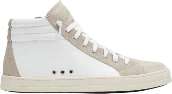 P448 Leren Hi-Top Skate Sneakers White Dames