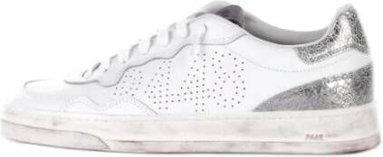 P448 Leren Sneakers met Geperforeerde Details White Dames