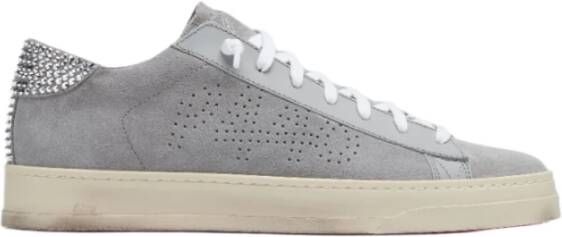 P448 Lichtgrijs Suède Jack Sneakers Gray Dames