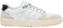 P448 Mason Wit en Beige Suède Sneakers White Heren - Thumbnail 1