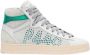 P448 Witte Suède Sneaker voor Dames White Dames - Thumbnail 1