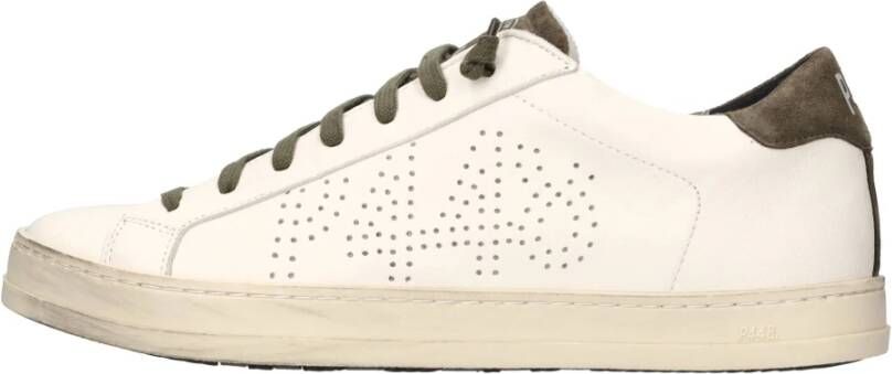 P448 Sneakers Wit White Heren