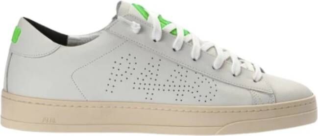 P448 Sportieve BJack Logo Uitgesneden Sneaker White Heren