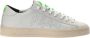 P448 Sportieve BJack Logo Uitgesneden Sneaker White Heren - Thumbnail 1