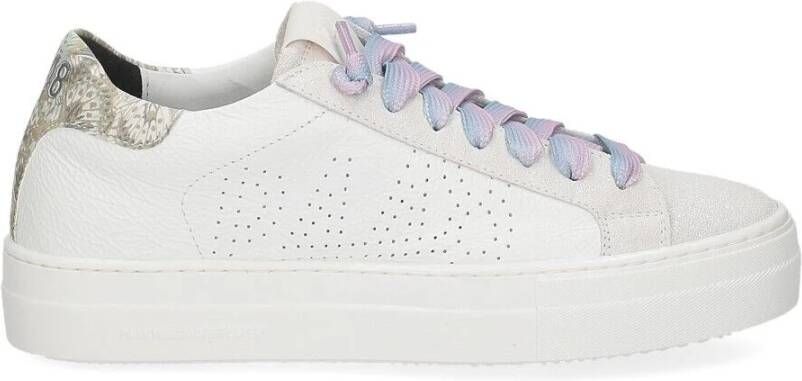 P448 Thea Lond Sneakers Wit White Dames
