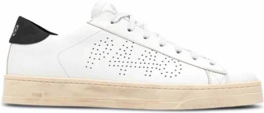 P448 Vintage-geïnspireerde leren sneakers White Heren